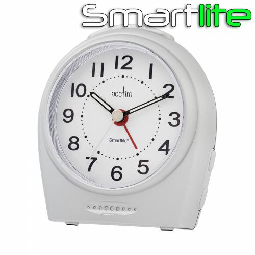 Acctim Astoria White Smartlite Alarm Clock