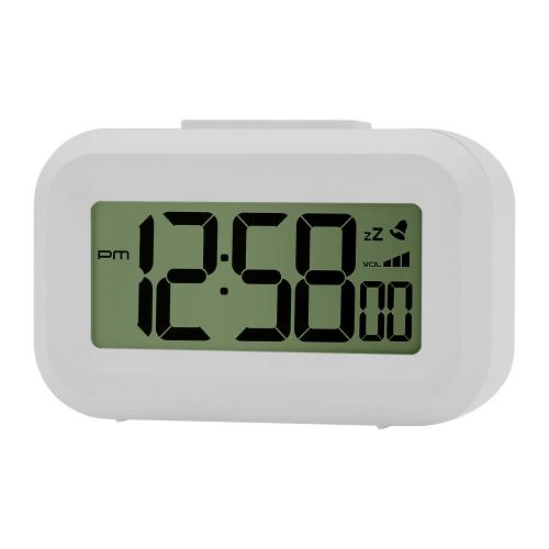 Acctim Kitto LCD Alarm Clock White 16232