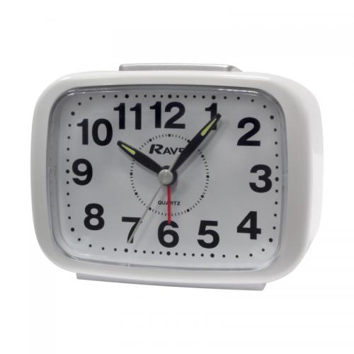 Ravel RC008 White Sweep Alarm Clock