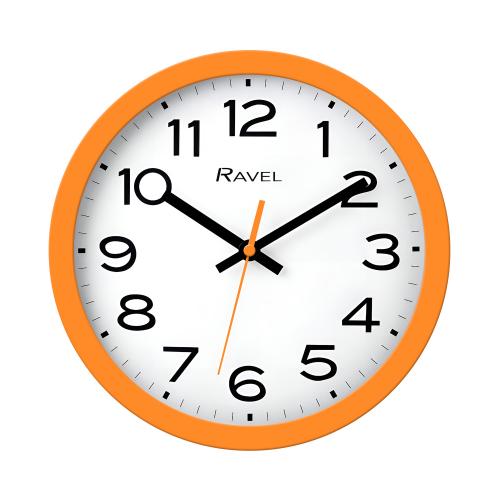 Ravel 25cm Ochre Wall Clock RWC25.9