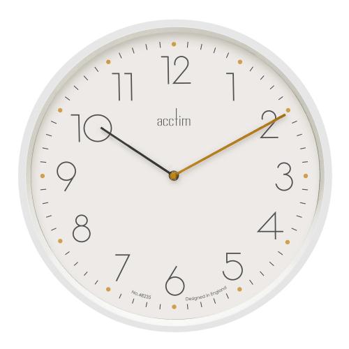 Acctim Taby White Wall Clock 22792