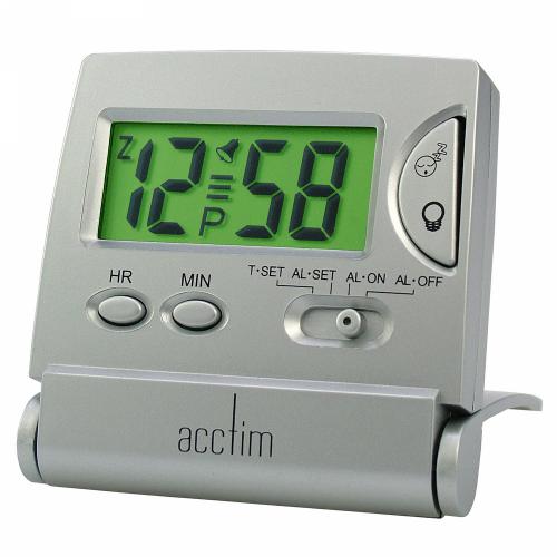 Acctim Mini LCD Flip Alarm Clock 13357