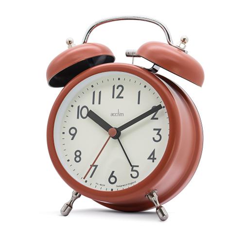 Acctim Hardwick Soft Coral Alarm Clock 16124