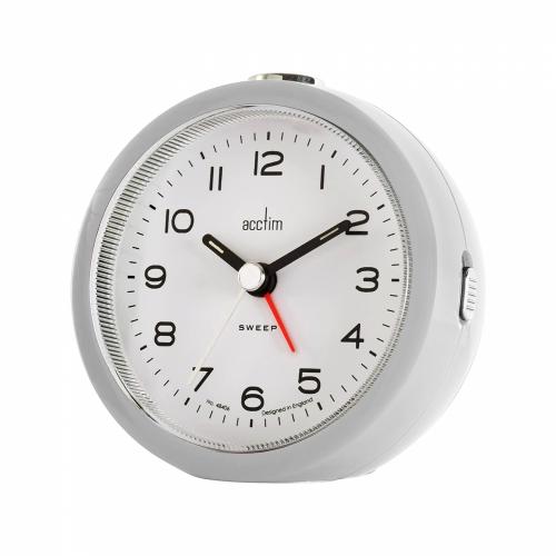 Acctim Neve Sweep Grey Alarm Clock 15807