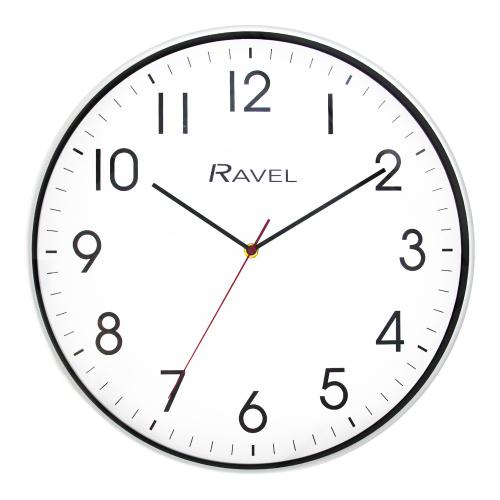 Ravel 40cm Kitchen Wall Clock White RWC40.4