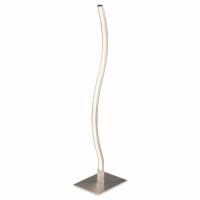 Wave Satin Silver LED Table Lamp