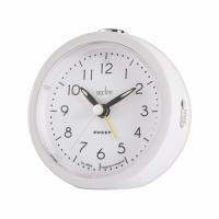 Acctim Kiera Sweep White Alarm Clock 15812