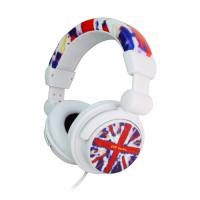 Urbanz Camden Union Jack White Headphones CAMDEN-WH