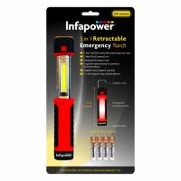 Infapower 3 in 1 Retractable Emergency Torch