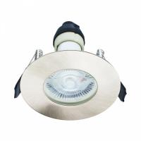 Integral Brushed Chrome Round Fire Rated GU10 Downlight