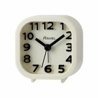 Ravel Mini Moulded Alarm Clock White RC031.4