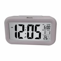 Ravel Jumbo Digit Light Sensor Alarm Clock White RCD006.4