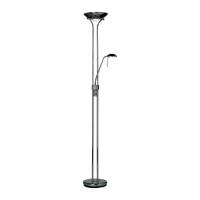 Mother and Child Floor Lamp Black Chrome